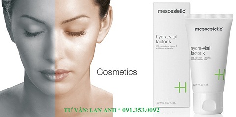  Kem dưỡng da giữ ẩm Mesoestetic Hydra-Vital Factor K  